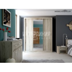 Комод Интерлиния ЛМ-3Д3Ш дуб белый