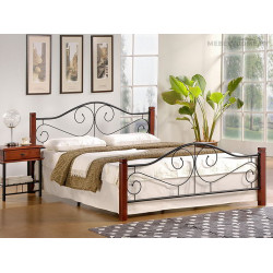 Кровать Halmar Violetta античная черешня 120