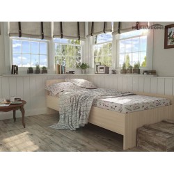 Кровать Интерлиния Анеси-4 дуб молочный