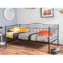 Кровать Signal Birma черный 90x200