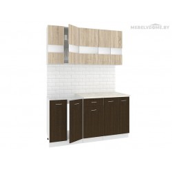 Кухня Кортекс Экстра 1.5 венге / дуб сонома Кухня Кортекс Экстра 1.5 венге / дуб сонома