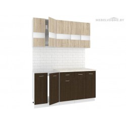 Кухня Кортекс Экстра 1.6 венге / дуб сонома