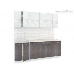 Кухня Кортекс Экстра 2.1 береза / белый