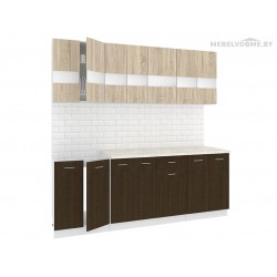 Кухня Кортекс Экстра 2.1 венге / дуб сонома