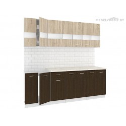 Кухня Кортекс Экстра 2.2 венге / дуб сонома Кухня Кортекс Экстра 2.2 венге / дуб сонома