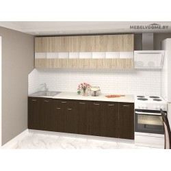 Кухня Кортекс Экстра 2.3 венге / дуб сонома Кухня Кортекс Экстра 2.3 венге / дуб сонома