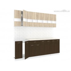 Кухня Кортекс Экстра 2.3 венге / дуб сонома Кухня Кортекс Экстра 2.3 венге / дуб сонома