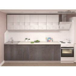 Кухня Кортекс Экстра 2.5 береза / белый Кухня Кортекс Экстра 2.5 береза / белый