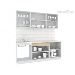 Кухня Кортекс Экстра 2.0 береза / белый