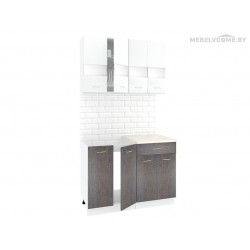 Кухня Кортекс Экстра 1.1 береза / белый Кухня Кортекс Экстра 1.1 береза / белый