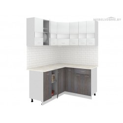 Кухня Кортекс Экстра 1.5x1.4 береза / белый Кухня Кортекс Экстра 1.5x1.4 береза / белый