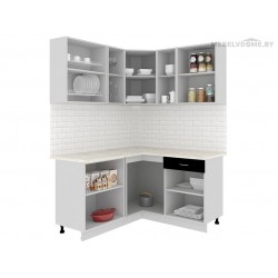 Кухня Кортекс Экстра 1.5x1.5 береза / белый Кухня Кортекс Экстра 1.5x1.5 береза / белый