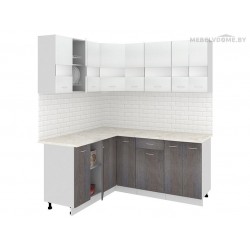 Кухня Кортекс Экстра 1.5x1.8 береза / белый Кухня Кортекс Экстра 1.5x1.8 береза / белый