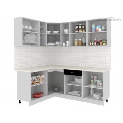 Кухня Кортекс Экстра 1.5x2.1 береза / белый Кухня Кортекс Экстра 1.5x2.1 береза / белый