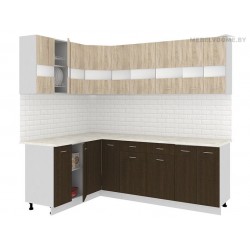 Кухня Кортекс Экстра 1.5x2.3 венге / дуб сонома Кухня Кортекс Экстра 1.5x2.3 венге / дуб сонома