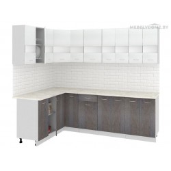 Кухня Кортекс Экстра 1.5x2.5 береза / белый Кухня Кортекс Экстра 1.5x2.5 береза / белый