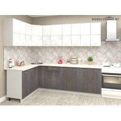 Кухня Кортекс Экстра 1.5x2.5 береза / белый Кухня Кортекс Экстра 1.5x2.5 береза / белый