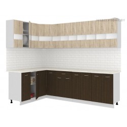 Кухня Кортекс Экстра 1.5x2.7 венге / дуб сонома