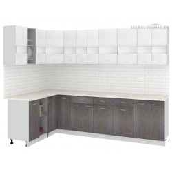 Кухня Кортекс Экстра 1.5x2.8 береза / белый