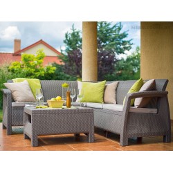 Комплект Corfu Relax Set Keter, капучино