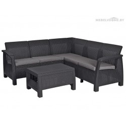 Комплект Corfu Relax Set Keter, графит