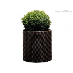 Горшок Cylinder Planter M Keter, коричневый