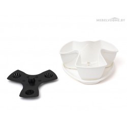 Горшок Flower Pot Coubi Prosperplast, белый