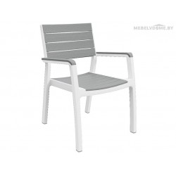 Стул Harmony Armchair Keter, серый / белый Стул Harmony Armchair Keter, серый / белый