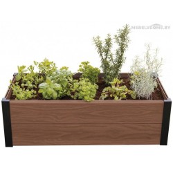 Горшок Maple Trough прямоугольный Keter, коричневый