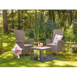 Кресло Vermont Keter, капучино