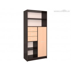 Шкаф Интерлиния СК-21 венге / дуб молочный
