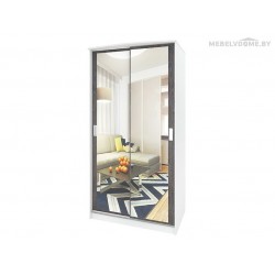 Шкаф Кортекс ШК-01-02 береза / белый