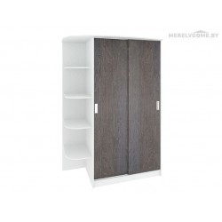 Шкаф Кортекс ШК-04-00 береза / белый левый