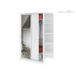 Шкаф Кортекс ШК-04-01 белый правый