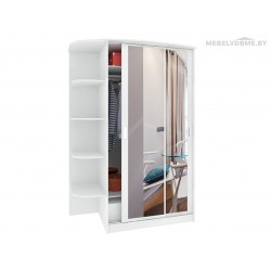 Шкаф Кортекс ШК-04-02 белый левый