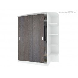 Шкаф Кортекс ШК-05-00 береза / белый правый