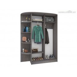 Шкаф Кортекс ШК-09-01 венге / дуб сонома левый Шкаф Кортекс ШК-09-01 венге / дуб сонома левый