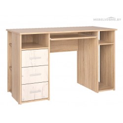 Стол Интерлиния СК-10 дуб сонома / дуб белый