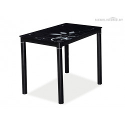 Стол обеденный Signal Damar черный 100