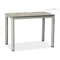 Стол обеденный Signal Damar серый 100