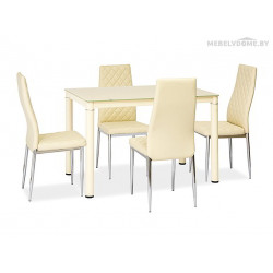 Стол обеденный Signal Galant крем 110