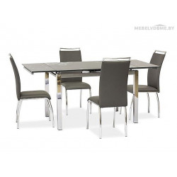 Стол обеденный Signal GD-017 серый раскладной
