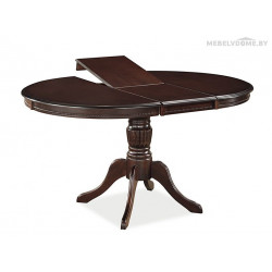 Стол обеденный Signal Olivia темный орех раскладной Стол обеденный Signal Olivia темный орех раскладной