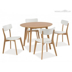 Стол обеденный Signal Mosso II дуб 90 Стол обеденный Signal Mosso II дуб 90