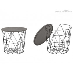 Стол Halmar Mariffa серый / черный