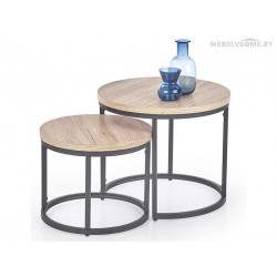 Стол журнальный Halmar Oreo комплект дуб сан ремо