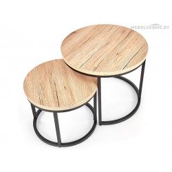 Стол журнальный Halmar Oreo комплект дуб сан ремо