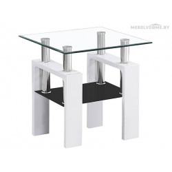 Стол журнальный Signal Lisa D белый