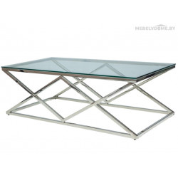 Стол журнальный Signal Zegna A серебро