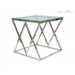 Стол журнальный Signal Zegna B серебро